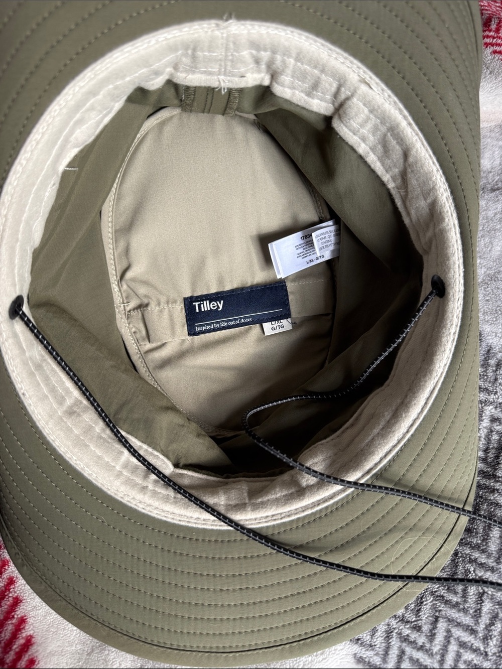 Tilley Olive Green Sun Hat - Men's Outdoor Boonie - Picture 3 of 3